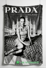 Prada Throw Blankets